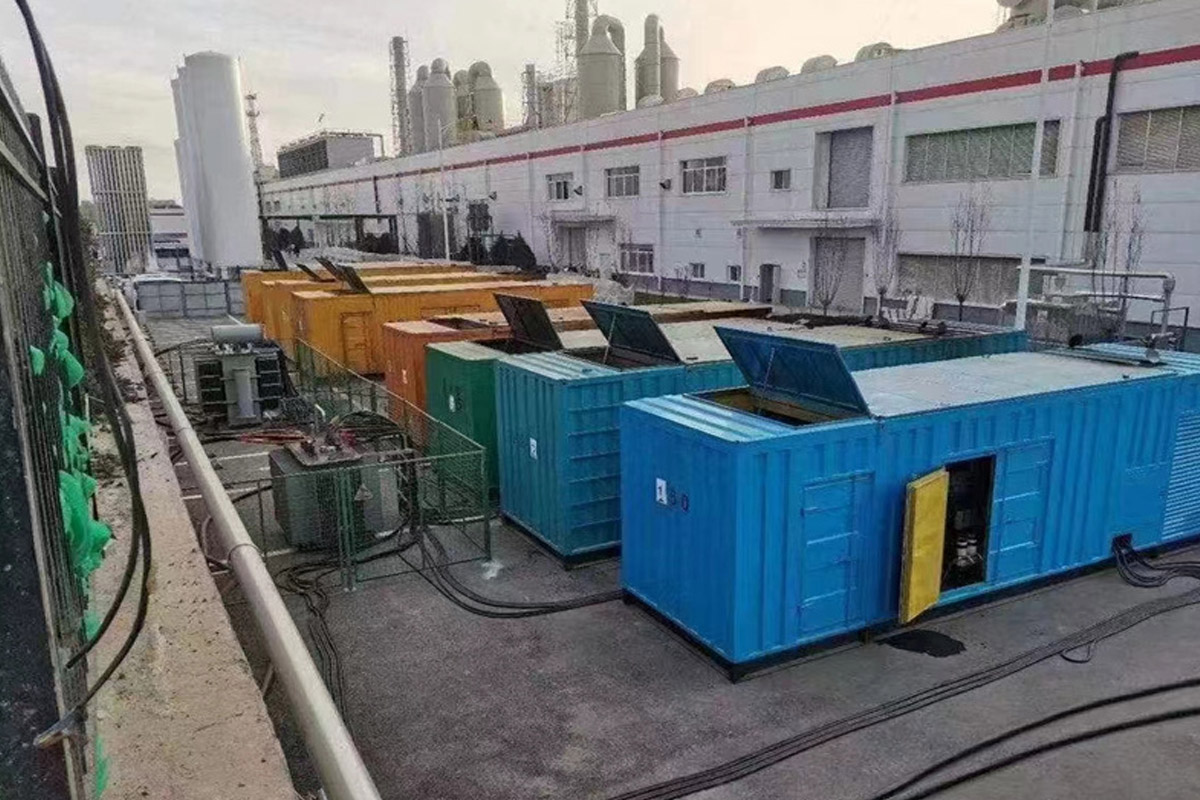 鄂温克发电机租赁施工现场